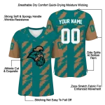 customized coastal carolina chanticleers stripe block green jersey best selling