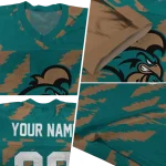 customized coastal carolina chanticleers stripe block green jersey best selling