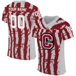 customized colgate raiders stripe splatter maroon jersey best selling