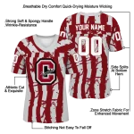 customized colgate raiders stripe splatter maroon jersey best selling