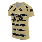customized colorado buffaloes layered grids gold jersey best selling