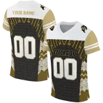 customized colorado buffaloes tire arrows gold black white jersey best selling
