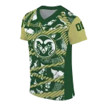 customized colorado state rams camo shatter green jersey best selling