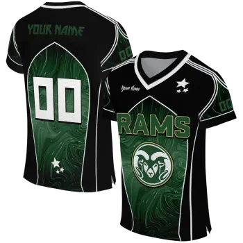 customized colorado state rams halftone slant green black jersey best selling