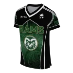customized colorado state rams halftone slant green black jersey best selling