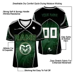 customized colorado state rams halftone slant green black jersey best selling