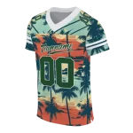customized colorado state rams horizon palm sunset jersey best selling