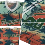 customized colorado state rams horizon palm sunset jersey best selling