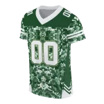 customized colorado state rams mirrored pattern green jersey best selling