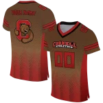 customized cornell big red halftone sweep brown black jersey best selling