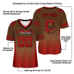 customized cornell big red halftone sweep brown black jersey best selling