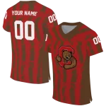 customized cornell big red stripe splatter red jersey best selling