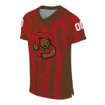 customized cornell big red stripe splatter red jersey best selling
