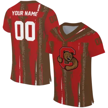 customized cornell big red striped texture red jersey best selling