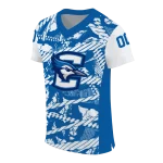 customized creighton bluejays camo shatter blue jersey best selling