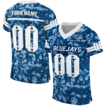 customized creighton bluejays camouflage abstract blue jersey best selling