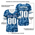 customized creighton bluejays camouflage abstract blue jersey best selling
