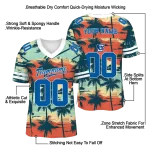 customized creighton bluejays horizon palm sunset jersey best selling