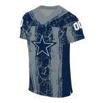 customized dallas cowboys rugged stripes blue jersey best selling