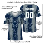 customized dallas cowboys rugged stripes blue jersey best selling