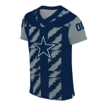 customized dallas cowboys stripe block blue jersey best selling