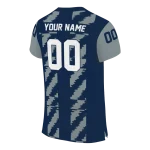 customized dallas cowboys stripe block blue jersey best selling
