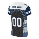 customized dallas cowboys tire arrows blue black white jersey best selling