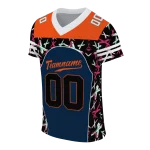 customized denver broncos brushstroke xs blue black jersey best selling