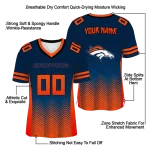 customized denver broncos halftone sweep blue black jersey best selling
