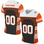 customized denver broncos tire arrows orange black white jersey best selling