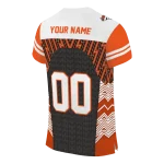 customized denver broncos tire arrows orange black white jersey best selling
