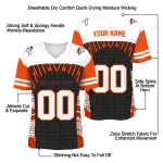 customized denver broncos tire arrows orange black white jersey best selling
