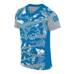 customized detroit lions camo shatter blue jersey best selling