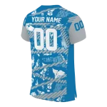 customized detroit lions camo shatter blue jersey best selling