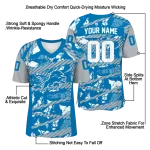 customized detroit lions camo shatter blue jersey best selling