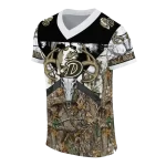 customized drake bulldogs antler skull camouflage hunting jersey best selling