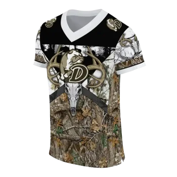 customized drake bulldogs antler skull camouflage hunting jersey fashion forward