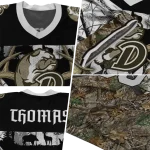 customized drake bulldogs antler skull camouflage hunting jersey best selling