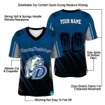 customized drake bulldogs halftone flow blue black jersey best selling