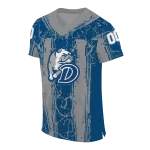 customized drake bulldogs rugged stripes blue jersey best selling