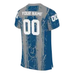 customized drake bulldogs rugged stripes blue jersey best selling