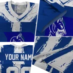 customized duke blue devils striped texture blue jersey best selling