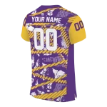customized east carolina pirates camo shatter purple jersey best selling