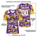 customized east carolina pirates camo shatter purple jersey best selling