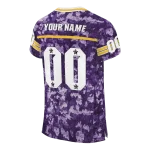 customized east carolina pirates camouflage abstract purple jersey best selling
