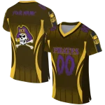customized east carolina pirates dynamic dots gold jersey best selling
