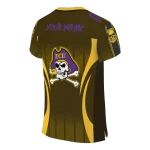 customized east carolina pirates dynamic dots gold jersey best selling