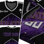 customized east carolina pirates halftone slant purple black jersey best selling