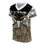 customized eastern michigan eagles antler skull camouflage hunting jersey best selling