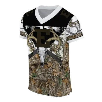 customized eastern michigan eagles antler skull camouflage hunting jersey fashion forward